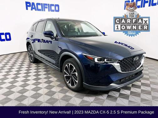 Deep Crystal Blue Mica 2023 Mazda CX-5 2.5 S Premium
