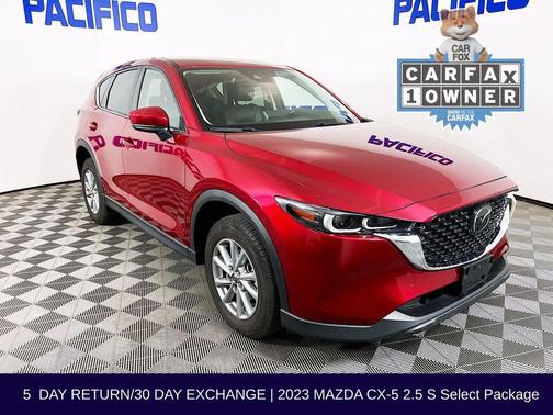 Soul Red Crystal Metallic 2023 Mazda CX-5 2.5 S Select Package