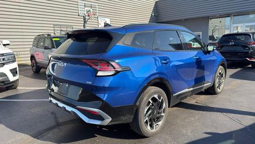 Sapphire Blue 2023 Kia Sportage SX-Prestige