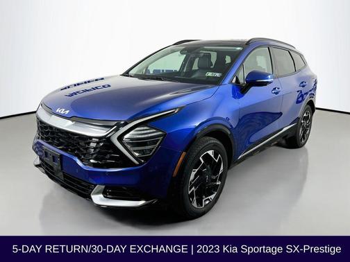 Sapphire Blue 2023 Kia Sportage SX-Prestige