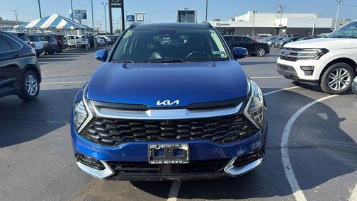 Sapphire Blue 2023 Kia Sportage SX-Prestige