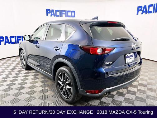 Deep Crystal Blue Mica 2018 Mazda CX-5 Touring