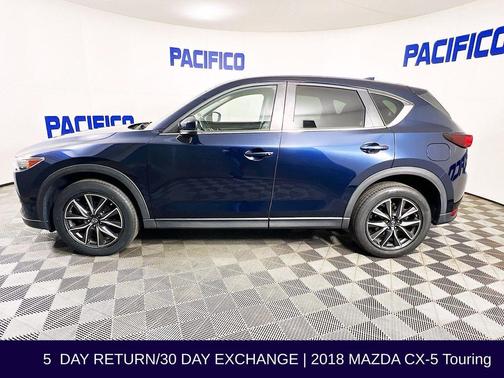 Deep Crystal Blue Mica 2018 Mazda CX-5 Touring