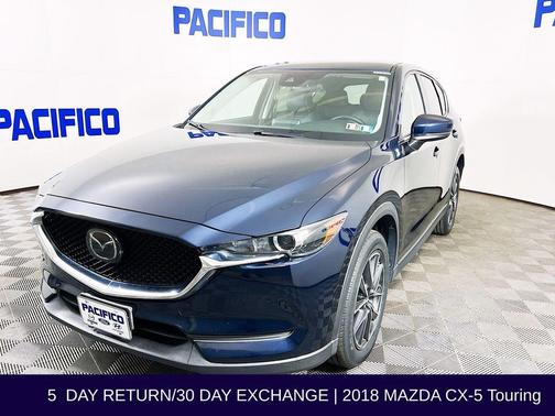 Deep Crystal Blue Mica 2018 Mazda CX-5 Touring