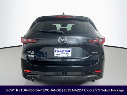 Jet Black Mica 2025 Mazda CX-5 2.5 S Select Package
