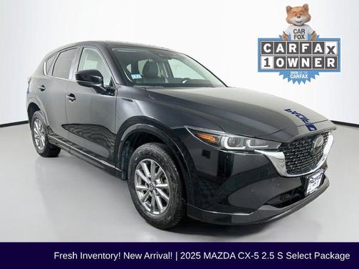 Jet Black Mica 2025 Mazda CX-5 2.5 S Select Package