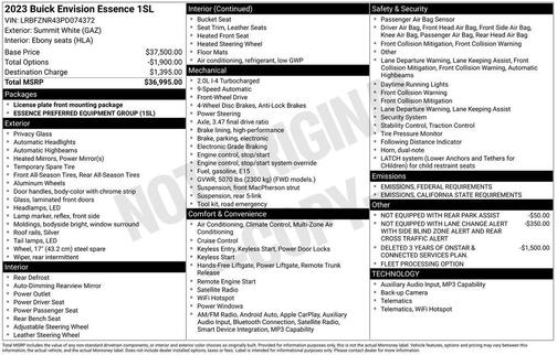 2023 Buick Envision Essence
