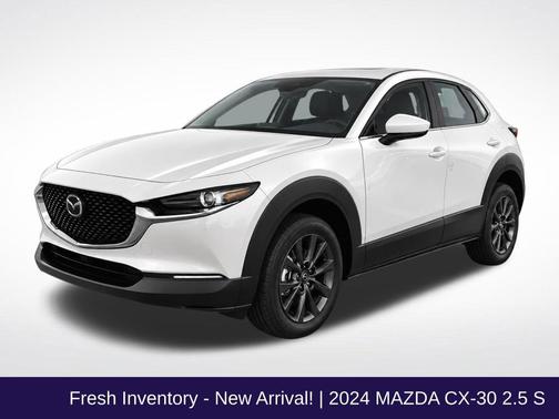Snowflake White Pearl 2024 Mazda CX-30 2.5 S