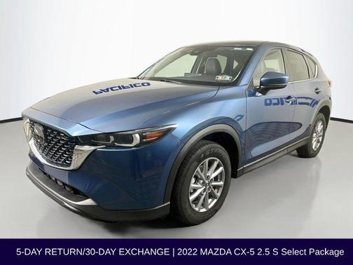 Eternal Blue Mica 2022 Mazda CX-5 2.5 S Select Package