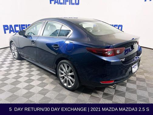 Deep Crystal Blue Mica 2021 Mazda Mazda3 AWD w/Select Package