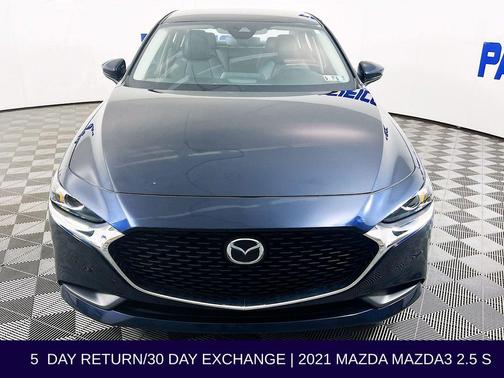 Deep Crystal Blue Mica 2021 Mazda Mazda3 AWD w/Select Package
