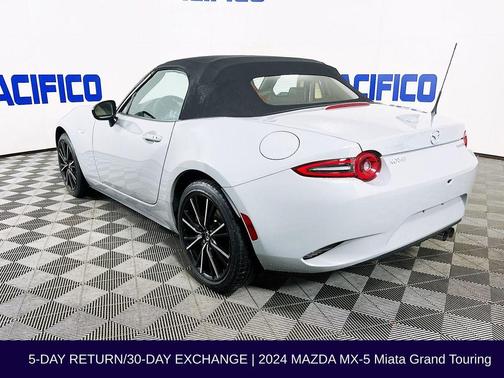 Aero Gray 2024 Mazda MX-5 Miata Grand Touring