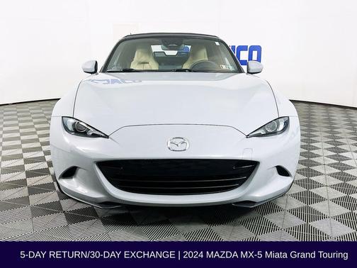 Aero Gray 2024 Mazda MX-5 Miata Grand Touring