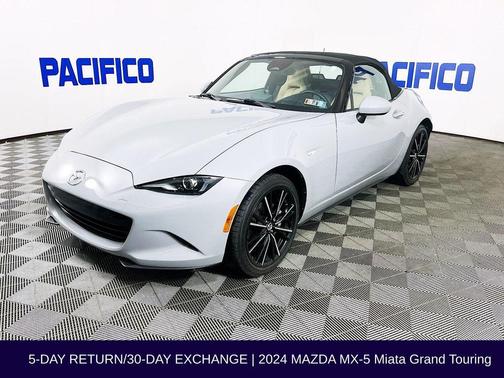 Aero Gray 2024 Mazda MX-5 Miata Grand Touring