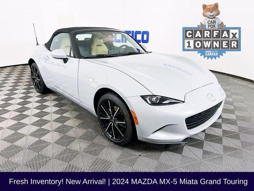Aero Gray 2024 Mazda MX-5 Miata Grand Touring