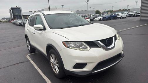 Moonlight White 2015 Nissan Rogue SV