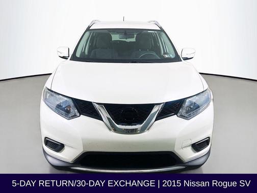 Moonlight White 2015 Nissan Rogue SV