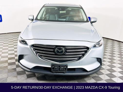 Sonic Silver Metallic 2023 Mazda CX-9 Touring