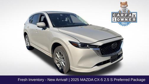 Platinum Quartz Metallic 2025 Mazda CX-5 2.5 S Preferred Package