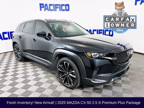 Jet Black Mica 2025 Mazda CX-50 2.5 S Premium Plus Package
