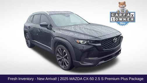 Jet Black Mica 2025 Mazda CX-50 2.5 S Premium Plus Package