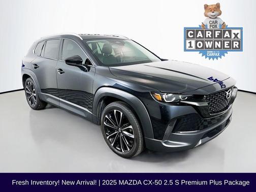 Jet Black Mica 2025 Mazda CX-50 2.5 S Premium Plus Package