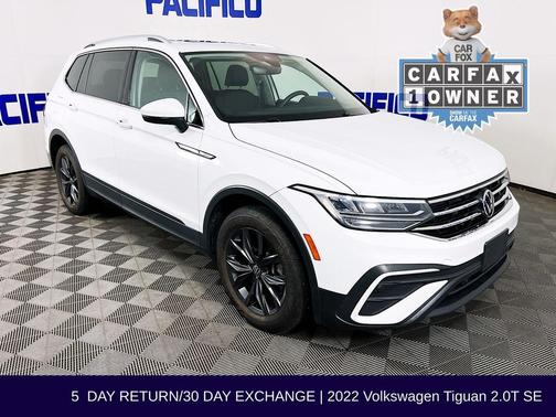 Pure White 2022 Volkswagen Tiguan 2.0T SE