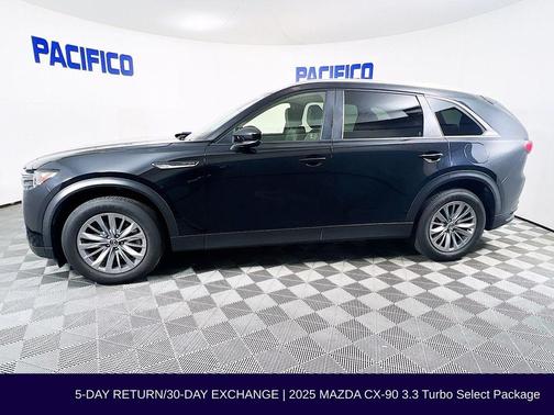 Jet Black Mica 2025 Mazda CX-90 3.3 Turbo Select Package