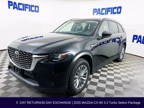 Jet Black Mica 2025 Mazda CX-90 3.3 Turbo Select Package