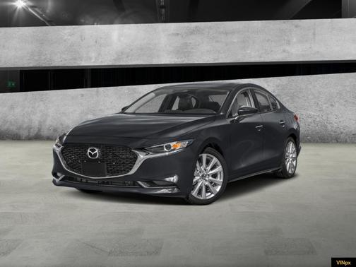 Jet Black Mica 2026 Mazda Mazda3 FWD w/Preferred Package