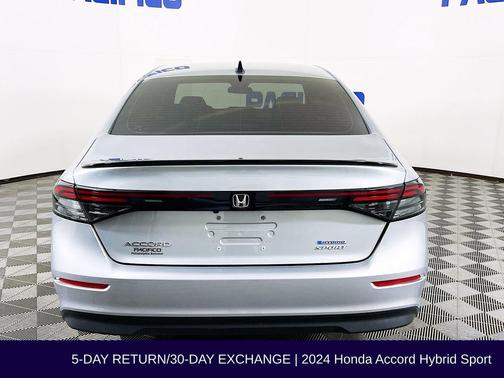 Silver 2024 Honda Accord Hybrid Sport