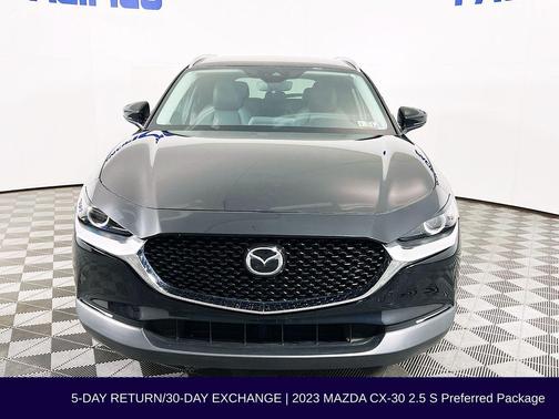 Jet Black Mica 2023 Mazda CX-30 2.5 S Preferred Package