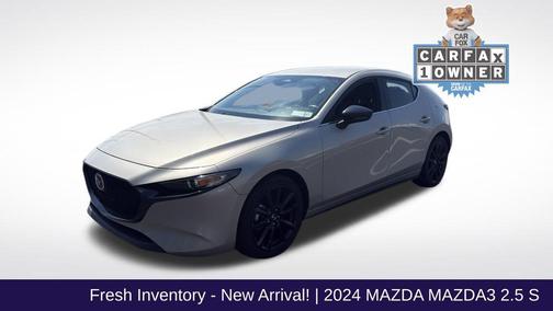 Platinum Quartz Metallic 2024 Mazda Mazda3 FWD w/Select Package