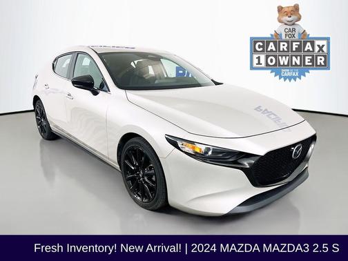 Platinum Quartz Metallic 2024 Mazda Mazda3 FWD w/Select Package