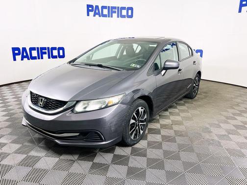Gray 2015 Honda Civic EX