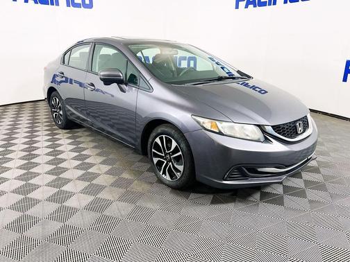 Gray 2015 Honda Civic EX