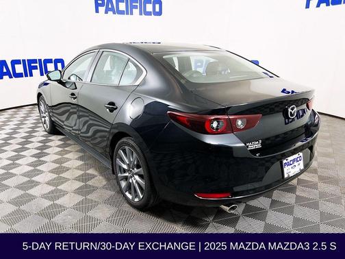 Jet Black Mica 2025 Mazda Mazda3 FWD w/Preferred Package