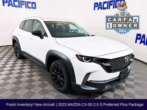 Wind Chill Pearl 2023 Mazda CX-50 2.5 S Preferred Plus Package