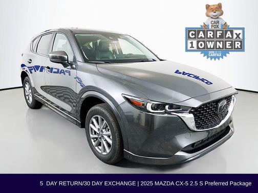 Machine Gray Metallic 2025 Mazda CX-5 Preferred