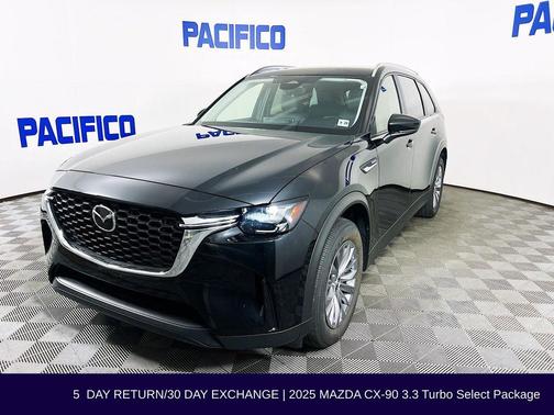 Jet Black Mica 2025 Mazda CX-90 SE