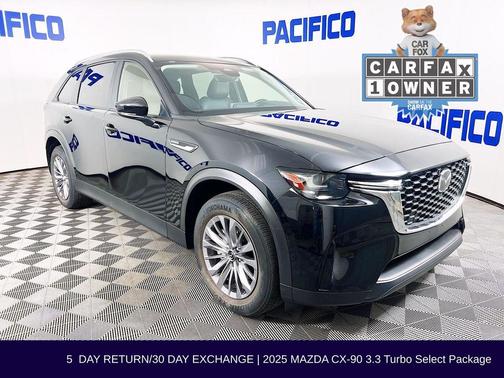 Jet Black Mica 2025 Mazda CX-90 SE