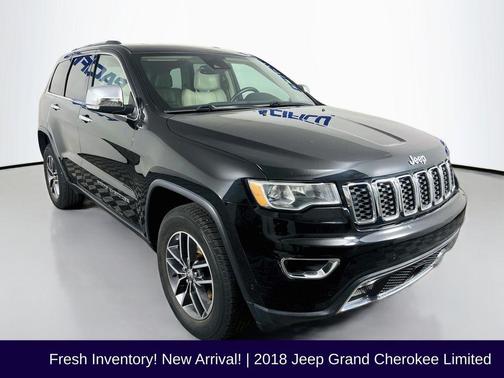 Diamond Black 2018 Jeep Grand Cherokee Limited