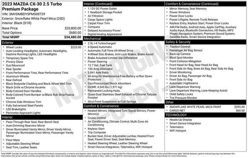 2023 Mazda CX-30 2.5 Turbo Premium Package