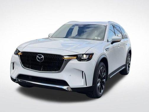 Rhodium White Premium 2025 Mazda CX-90 PHEV Premium Plus Package