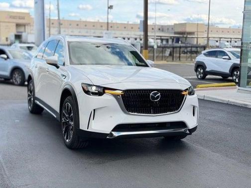 Rhodium White Premium 2025 Mazda CX-90 PHEV Premium Plus Package
