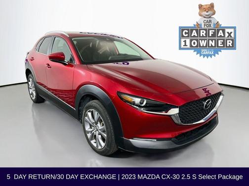Soul Red Crystal Metallic 2023 Mazda CX-30 2.5 S Select Package
