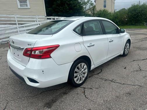 White 2017 Nissan Sentra SV
