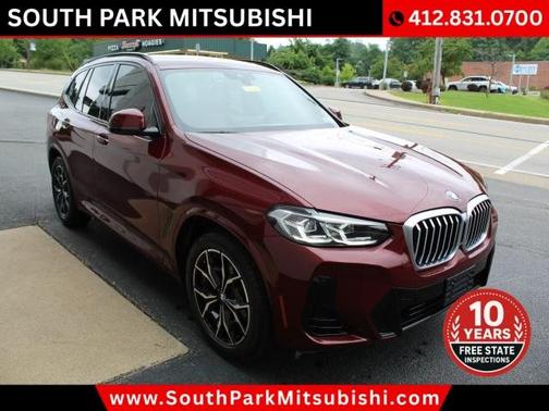 Maroon 2024 BMW X3 xDrive30i