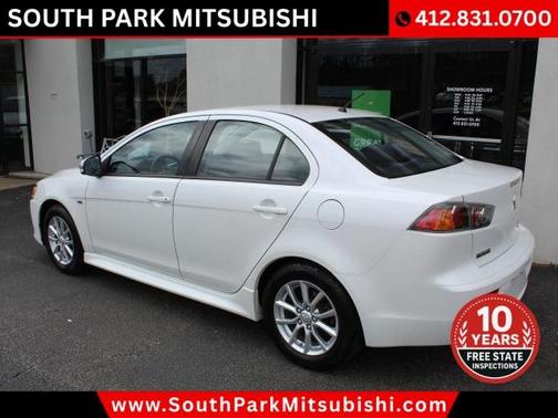 White 2016 Mitsubishi Lancer ES