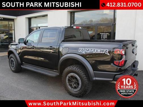 Black 2025 Ford Ranger Raptor